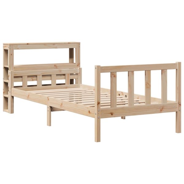 Giroletto Senza Materasso 100x200 Cm In Legno Massello Di Pino - Image 3