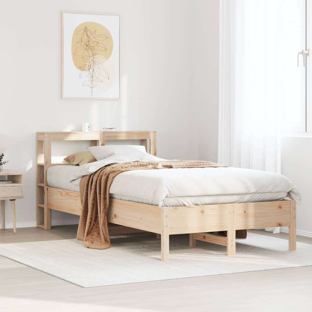Giroletto Senza Materasso 100x200 Cm In Legno Massello Di Pino