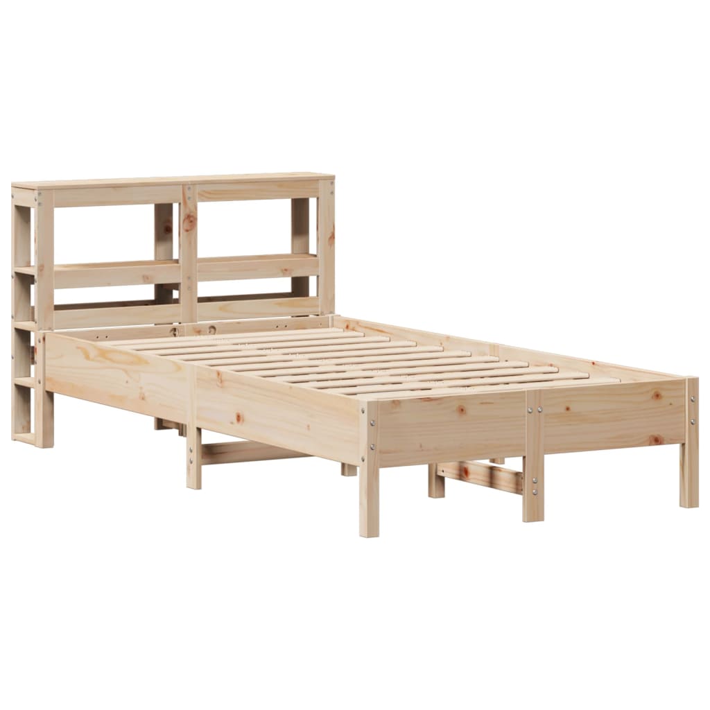 Letto Senza Materasso 120x190 Cm In Legno Massello Di Pino - Image 3