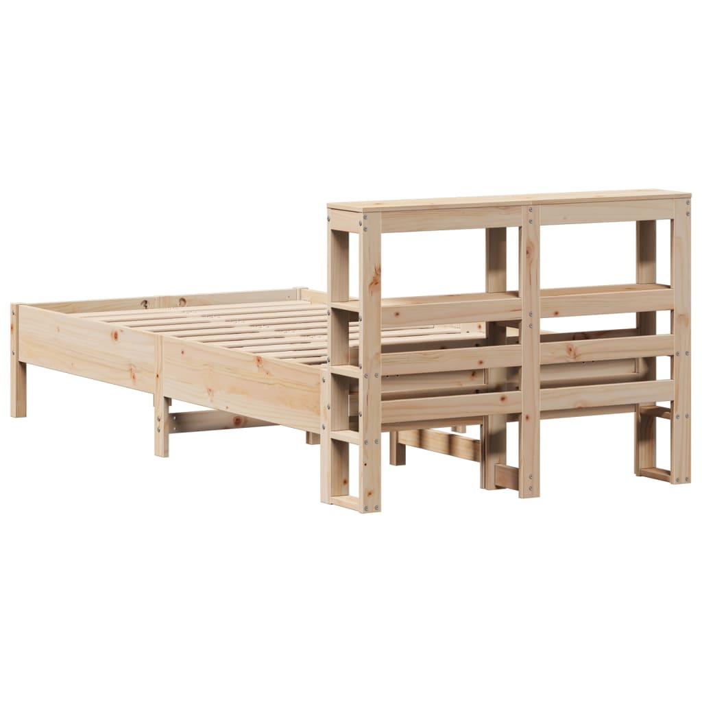 Letto Senza Materasso 120x190 Cm In Legno Massello Di Pino - Image 6