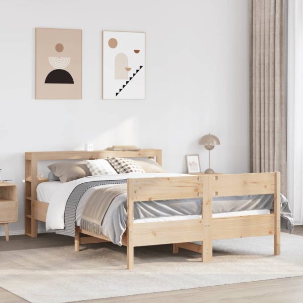 Letto Senza Materasso 120x200 Cm In Legno Massello Di Pino
