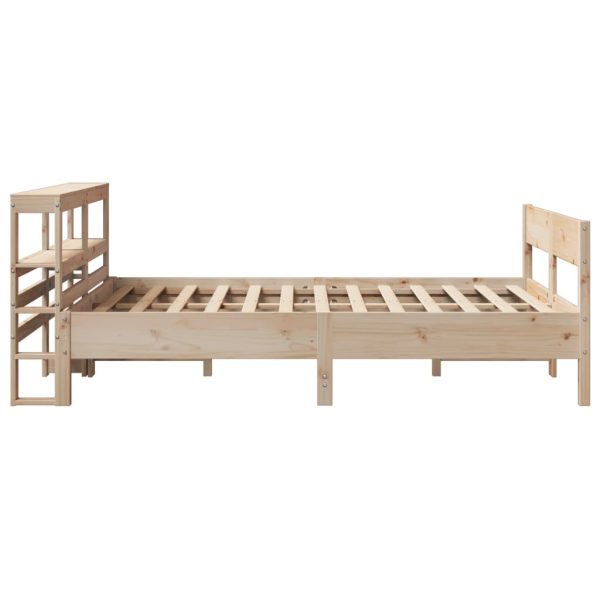 Letto Senza Materasso 120x200 Cm In Legno Massello Di Pino - Image 5