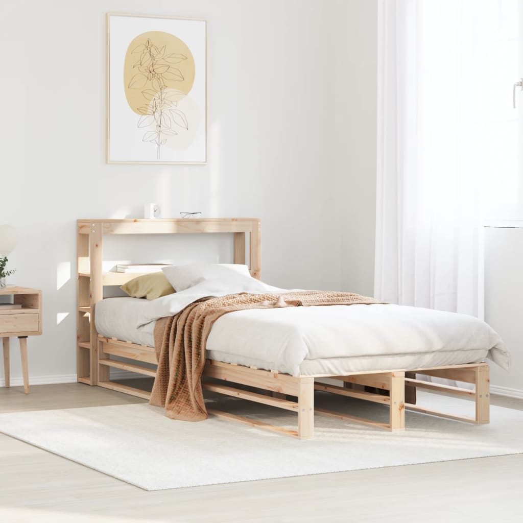 Giroletto Senza Materasso 100x200 Cm In Legno Massello Di Pino