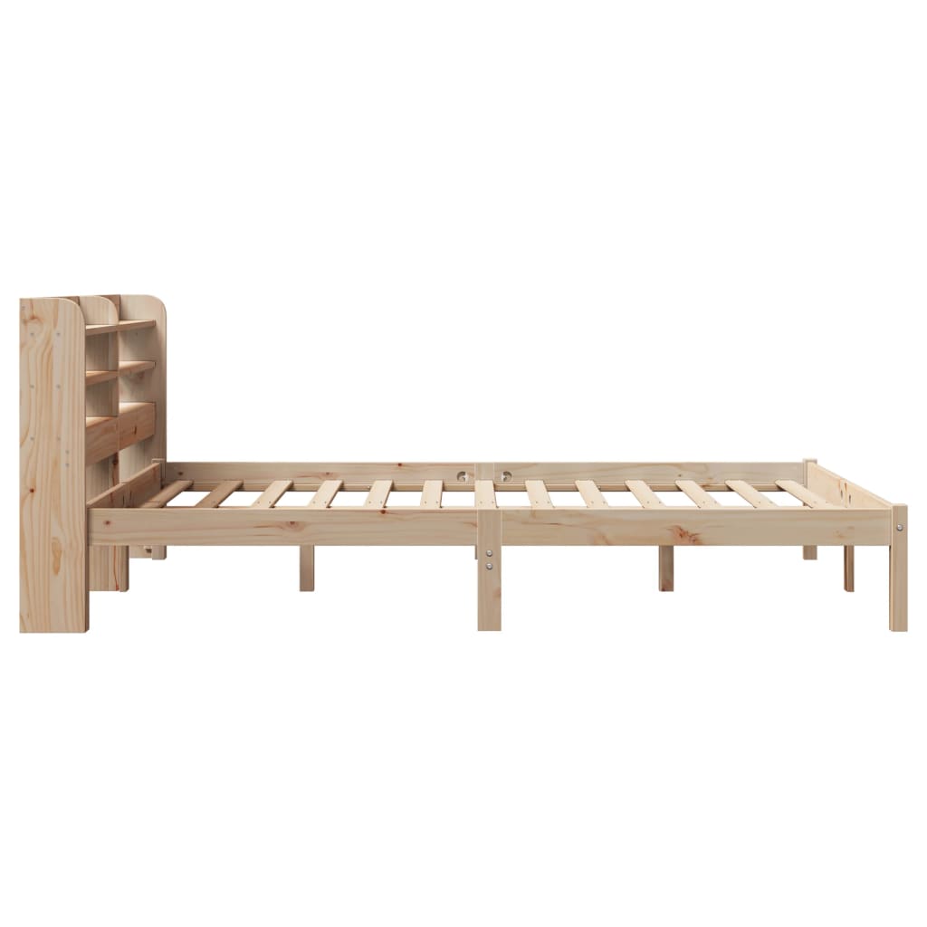 Letto Senza Materasso 140x190 Cm In Legno Massello Di Pino - Image 5