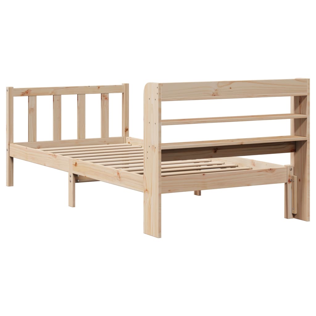 Giroletto Senza Materasso 100x200 Cm In Legno Massello Di Pino - Image 6