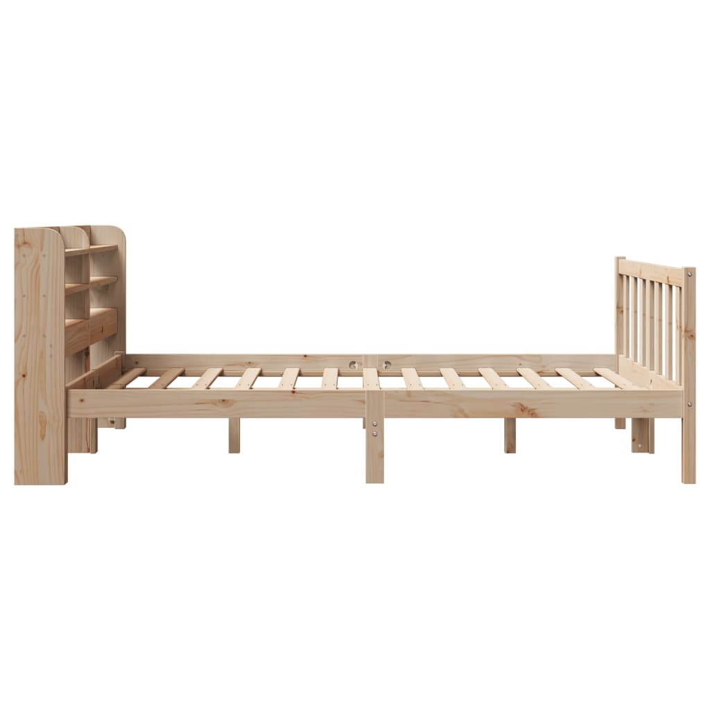 Letto Senza Materasso 150x200 Cm In Legno Massello Di Pino - Image 5