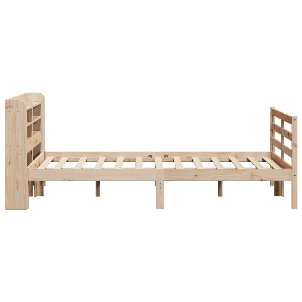 Giroletto Con Testiera 150x200 Cm In Legno Massello Di Pino - Image 5