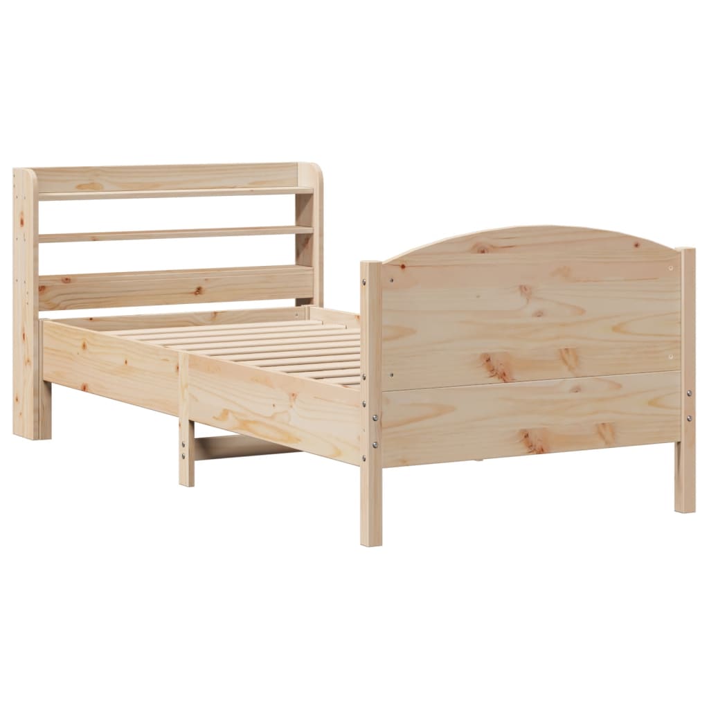 Giroletto Senza Materasso 100x200 Cm In Legno Massello Di Pino - Image 3