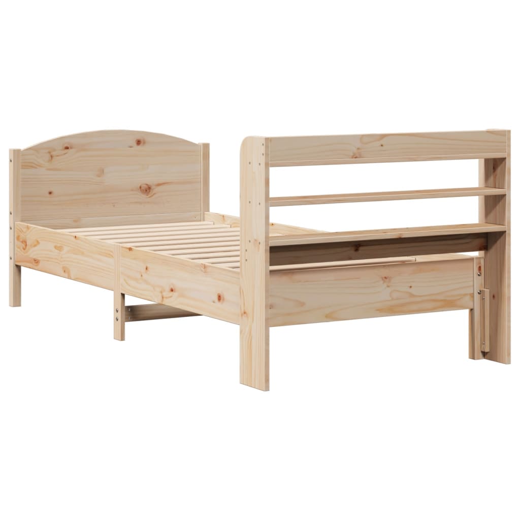 Giroletto Senza Materasso 100x200 Cm In Legno Massello Di Pino - Image 6