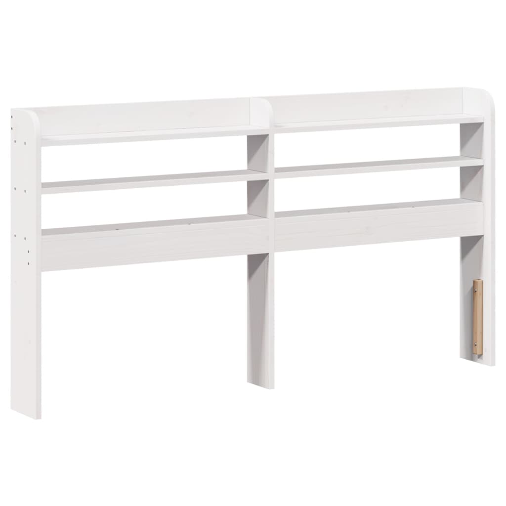 Letto Senza Materasso Bianco 160x200 Cm Legno Massello Di Pino - Image 6