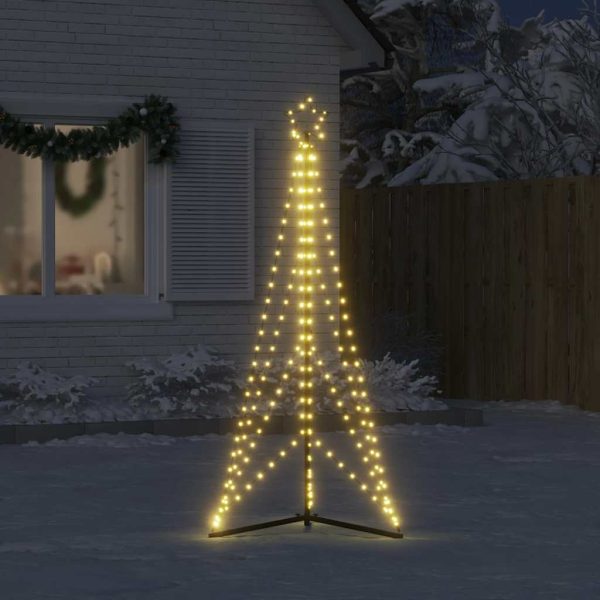 Albero Di Natale A Led 363 Led Bianco Caldo 182 cm - Image 3