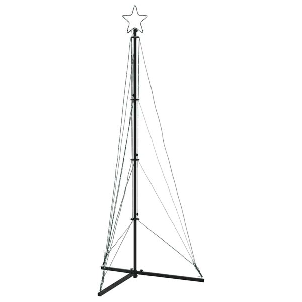 Albero Di Natale A Led 363 Led Bianco Caldo 182 cm - Image 4