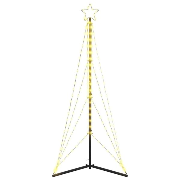 Albero Di Natale A Led 363 Led Bianco Caldo 182 cm - Image 6