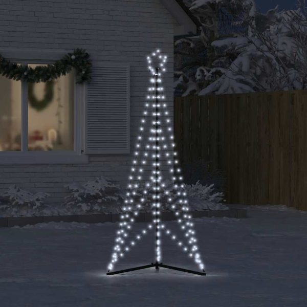 Albero Di Natale A Led 363 Led Bianco Freddo 182 cm - Image 3