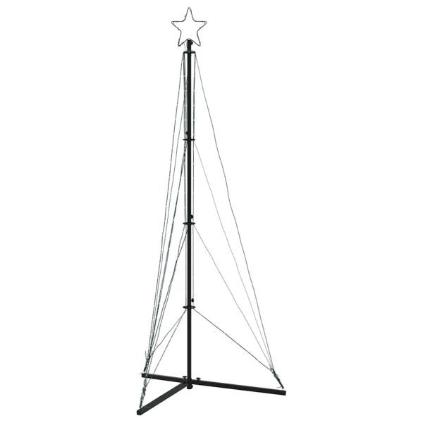 Albero Di Natale A Led 363 Led Bianco Freddo 182 cm - Image 4