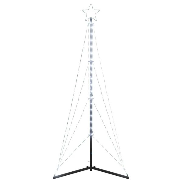 Albero Di Natale A Led 363 Led Bianco Freddo 182 cm - Image 6