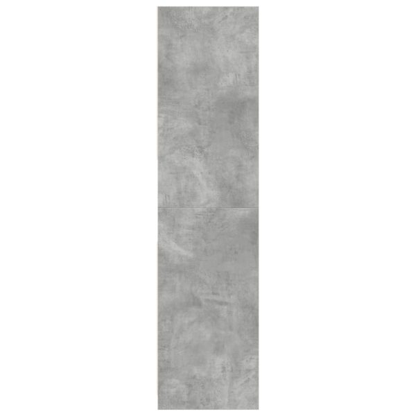 Armadio Grigio Cemento 80x50x200 Cm In Legno Multistrato - Image 5