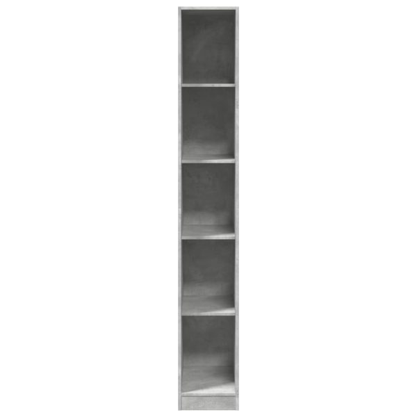 Armadio Grigio Cemento 30x50x200 Cm In Legno Multistrato - Image 4