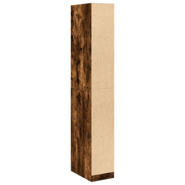 Armadio Rovere Fumo 30x50x200 Cm In Legno Multistrato - Image 6