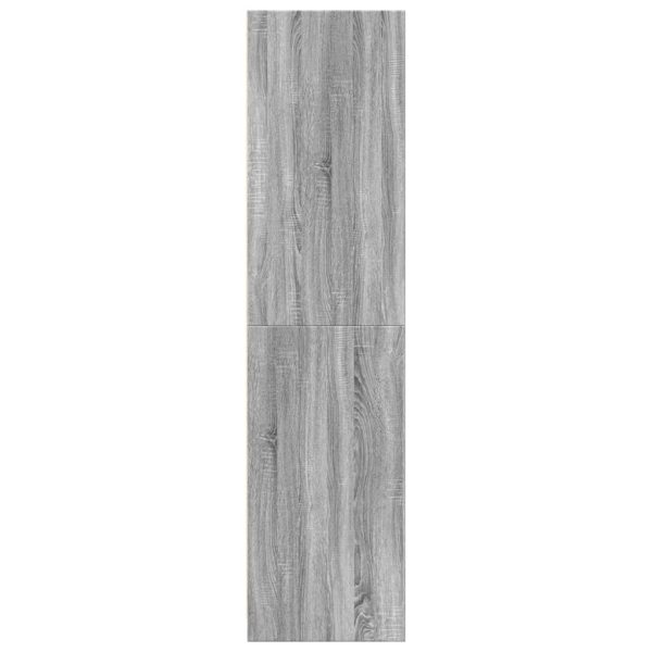 Armadio Grigio Sonoma 30x50x200 Cm In Legno Multistrato - Image 5
