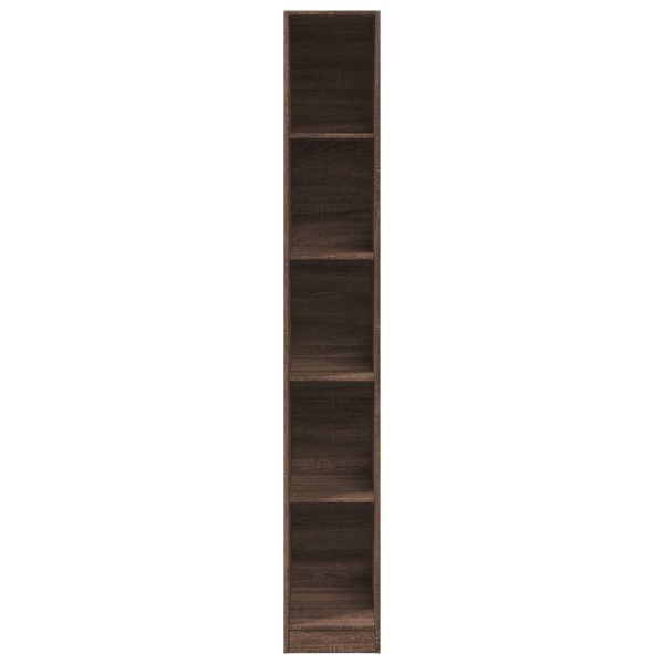 Armadio Rovere Marrone 30x50x200 Cm In Legno Multistrato - Image 4
