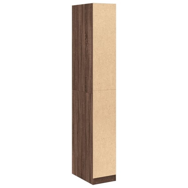 Armadio Rovere Marrone 30x50x200 Cm In Legno Multistrato - Image 6