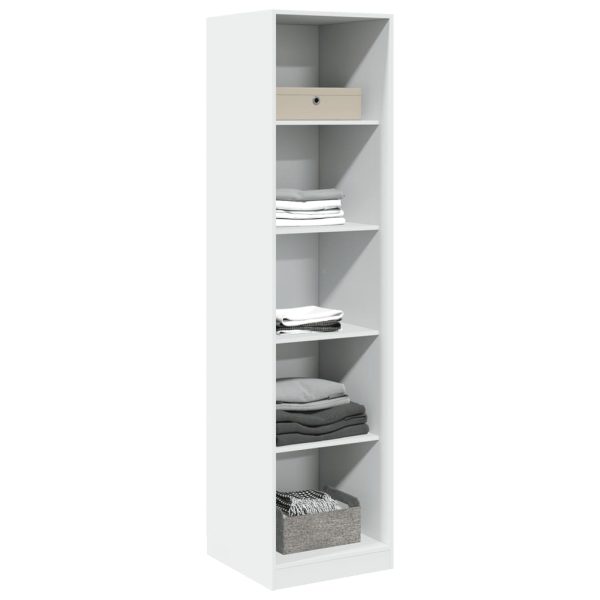 Armadio Bianco 50x50x200 Cm In Legno Multistrato - Image 3