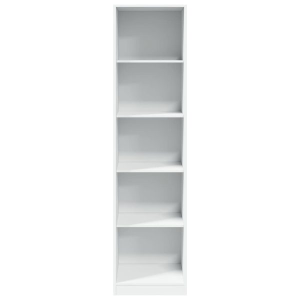 Armadio Bianco 50x50x200 Cm In Legno Multistrato - Image 4