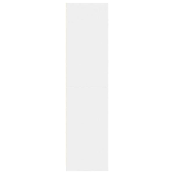 Armadio Bianco 50x50x200 Cm In Legno Multistrato - Image 5