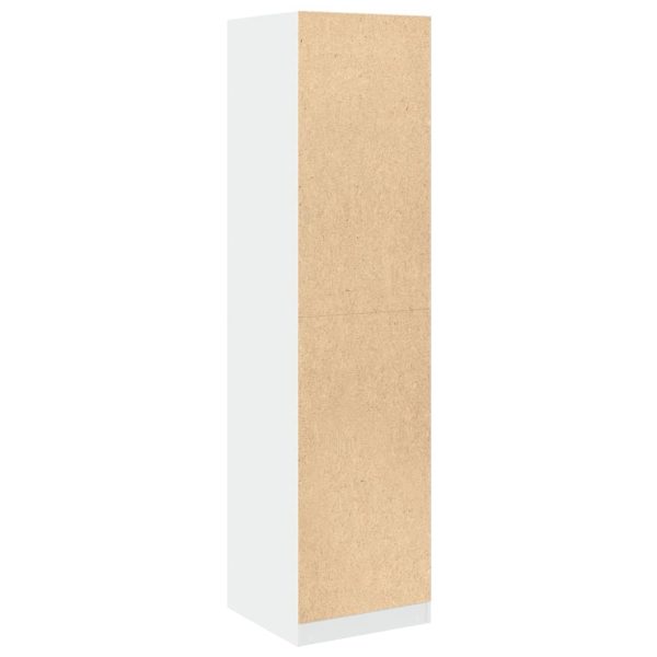Armadio Bianco 50x50x200 Cm In Legno Multistrato - Image 6