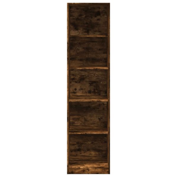 Armadio Rovere Fumo 50x50x200 Cm In Legno Multistrato - Image 4