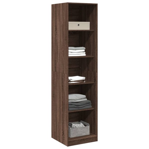 Armadio Rovere Marrone 50x50x200 Cm In Legno Multistrato - Image 3