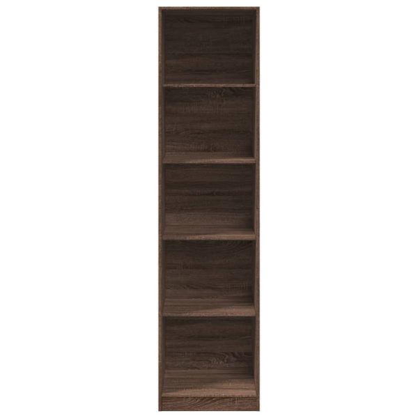 Armadio Rovere Marrone 50x50x200 Cm In Legno Multistrato - Image 4