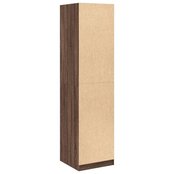 Armadio Rovere Marrone 50x50x200 Cm In Legno Multistrato - Image 6