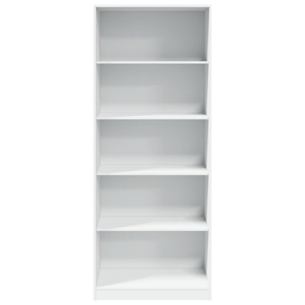 Armadio Bianco 80x50x200 Cm In Legno Multistrato - Image 4