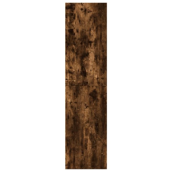 Armadio Rovere Fumo 80x50x200 Cm In Legno Multistrato - Image 5