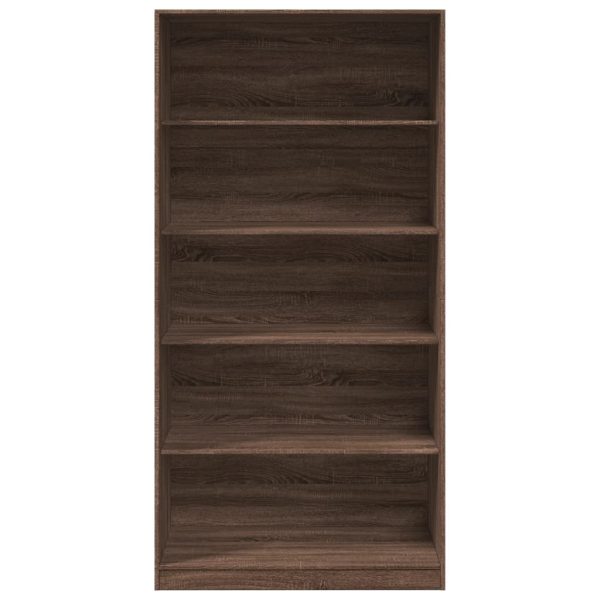 Armadio Rovere Marrone 100x50x200 Cm In Legno Multistrato - Image 4