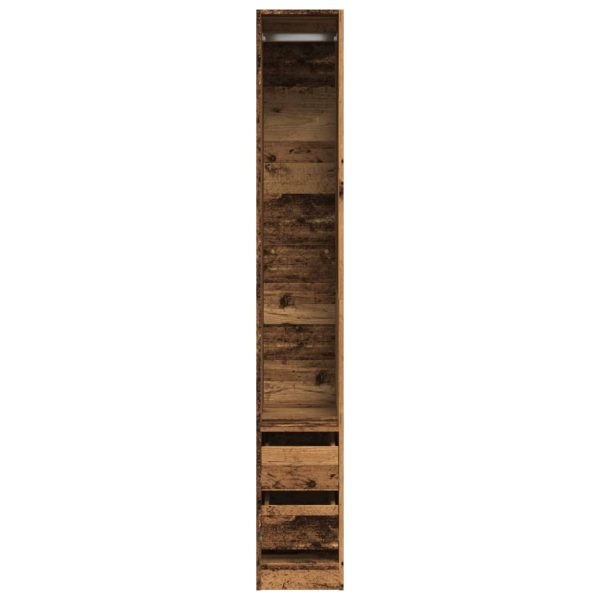 Armadio Legno Antico 30x50x200 Cm In Legno Multistrato - Image 4