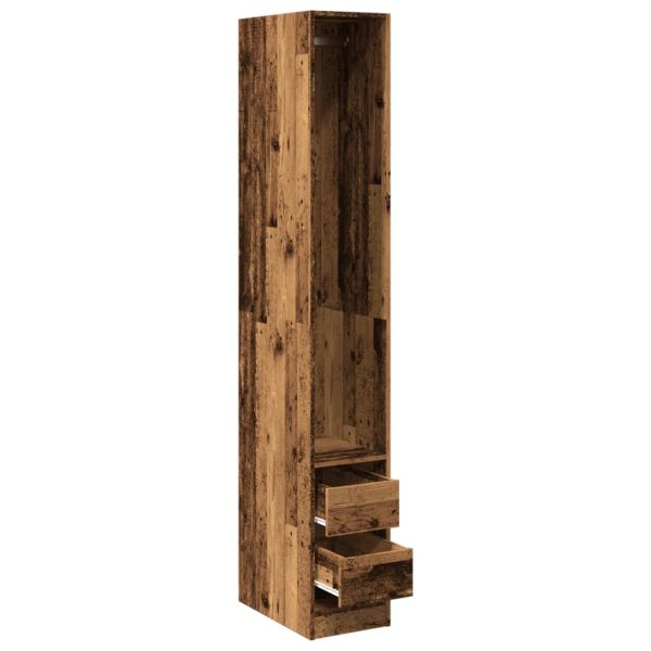 Armadio Legno Antico 30x50x200 Cm In Legno Multistrato - Image 5