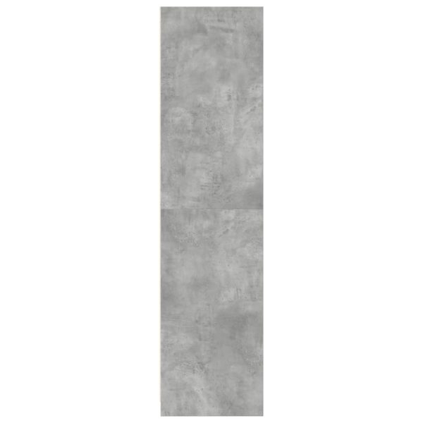 Armadio Grigio Cemento 100x50x200 Cm In Legno Multistrato - Image 5