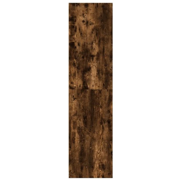 Armadio Rovere Fumo 100x50x200 Cm In Legno Multistrato - Image 5