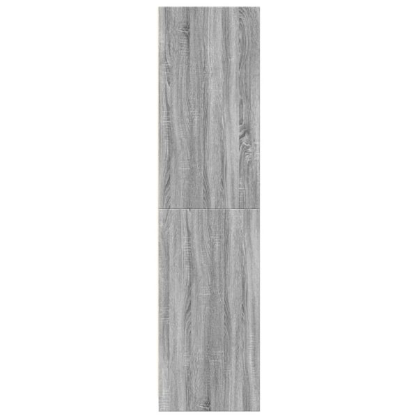 Armadio Grigio Sonoma 30x50x200 Cm In Legno Multistrato - Image 5