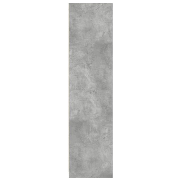 Armadio Grigio Cemento 50x50x200 Cm In Legno Multistrato - Image 5