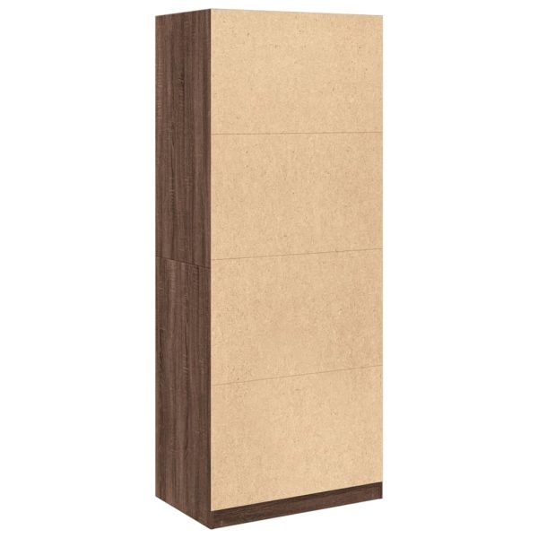 Armadio Rovere Marrone 80x50x200 Cm In Legno Multistrato - Image 6