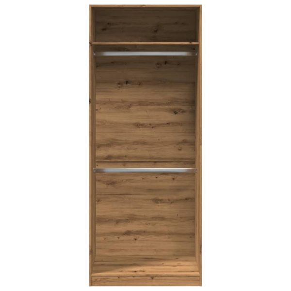 Armadio Rovere Artigianale 80x50x200 Cm In Legno Multistrato - Image 4