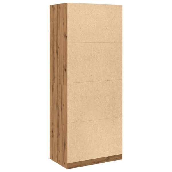 Armadio Rovere Artigianale 80x50x200 Cm In Legno Multistrato - Image 6