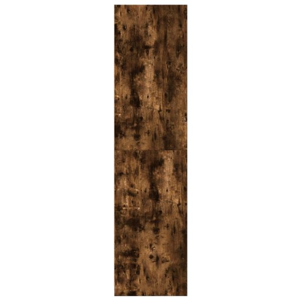 Armadio Rovere Fumo 100x50x200 Cm In Legno Multistrato - Image 5