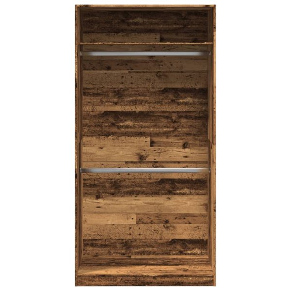 Armadio Legno Antico 100x50x200 Cm In Legno Multistrato - Image 4
