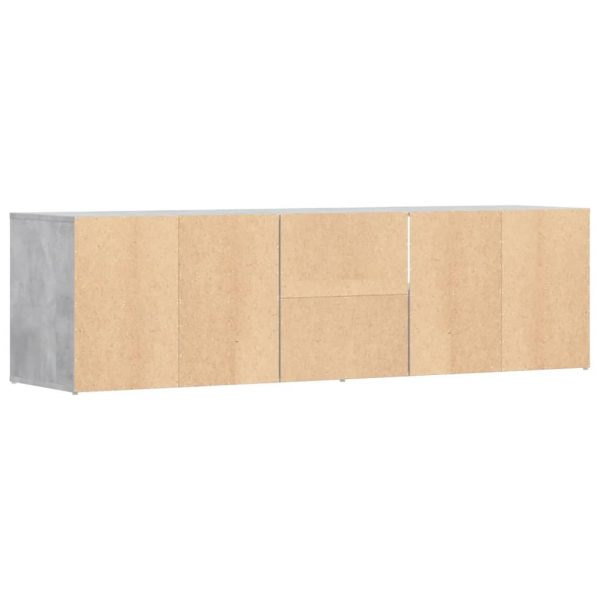Mobile Angolare Grigio Cemento 160x40x45 Cm In Truciolato - Image 6