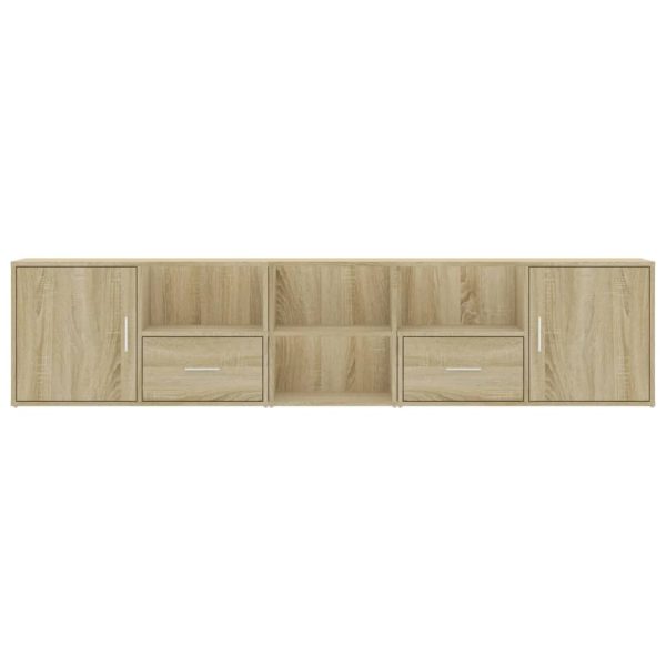 Mobile Angolare Rovere Sonoma 200x40x45 Cm In Truciolato - Image 4